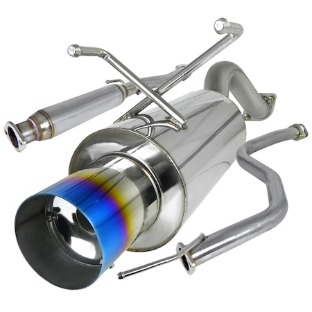 Spec-D Tuning 92-95 Honda Civic 2.5in. Inlet N1 Style Catback Exhst, MFCAT2-CV923T-SD MFCAT2-CV923T-SD